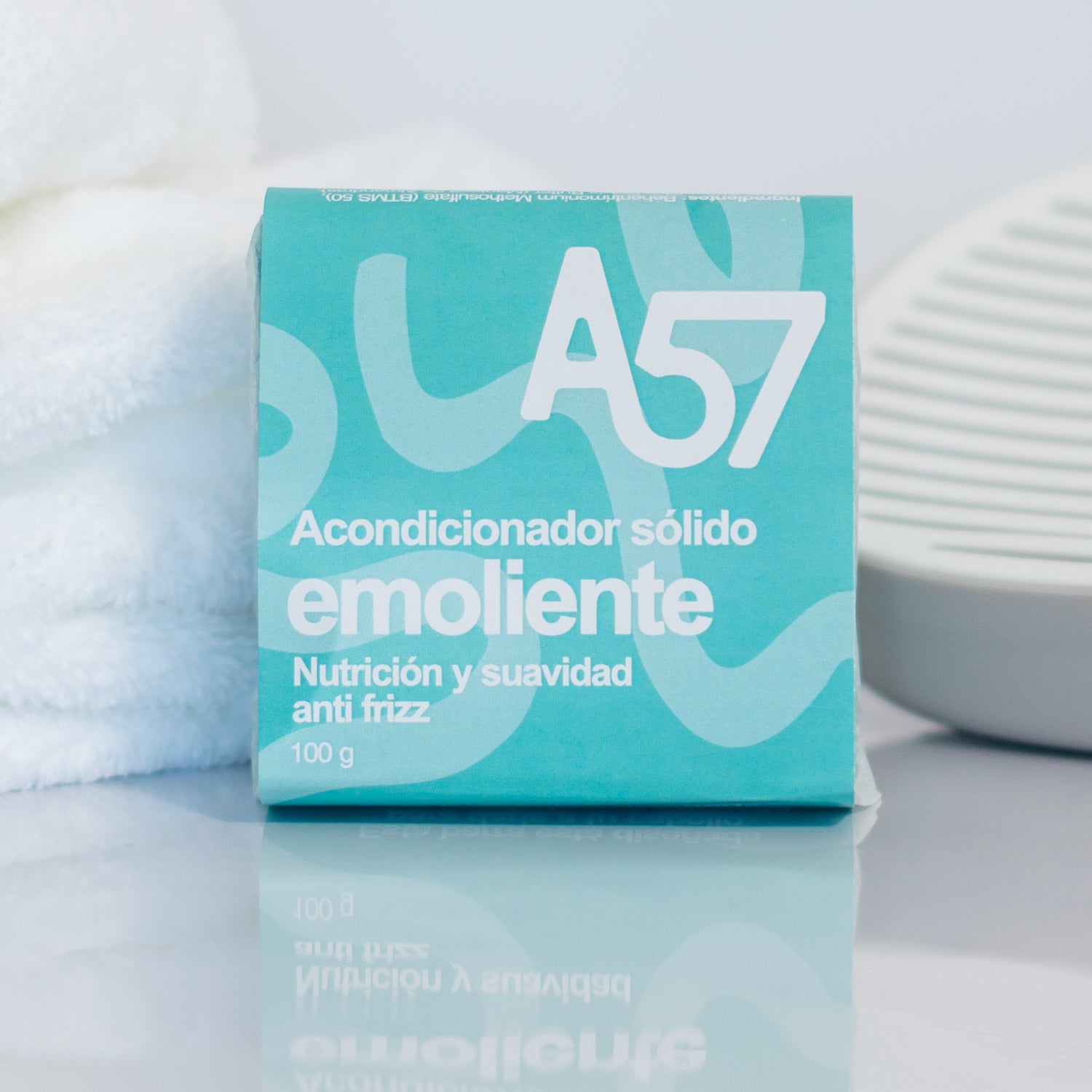 Acondicionador Sólido Emoliente - Para Cabello con Frizz o Sin Definición