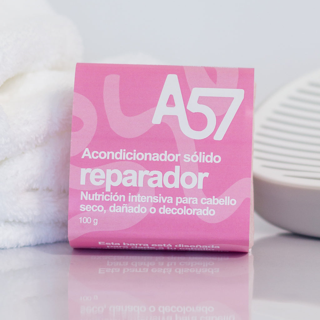 Acondicionador Sólido Reparador - Para Cabello Muy Dañado, Seco o Poroso