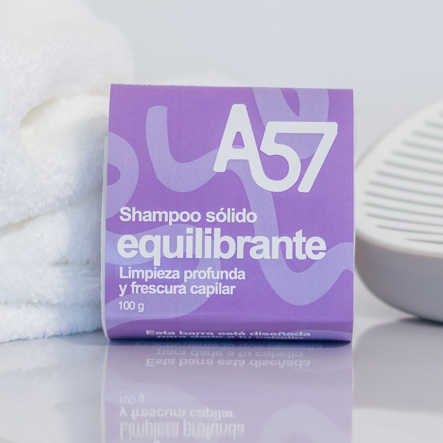 Shampoo Sólido Equilibrante - Para Cabello Grasoso o Apelmasado