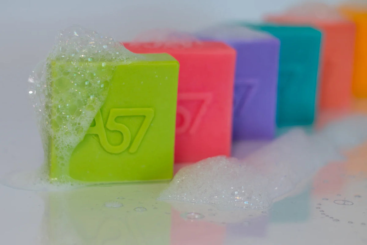 Las seis barras A57 con espuma