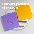Rutina A57 para cabello graso o pesado — shampoo sólido equilibrante y acondicionador sólido regulador en barra, sin plástico