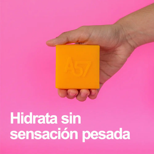 Acondicionador sólido regulador A57 en barra para cabello normal y mixto — con aceite de pepita de uva y manteca de mango, sin plástico